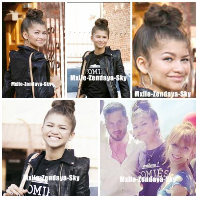 Zendaya arrivant aux rptitons de DWTS!