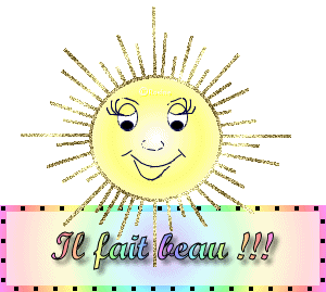 il fait beau aujpourd'hui !