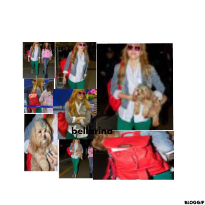 29 mars 2013: bella et � l'aeroport de LA le 29 mars 2013 pour aller � NY - photo 2