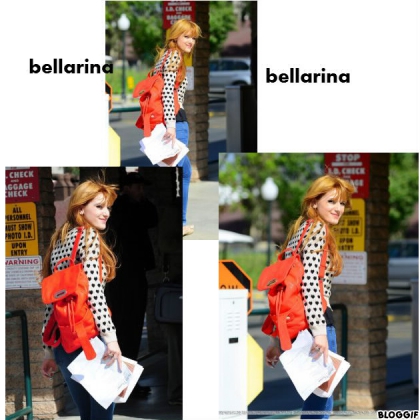 26 mars 2013: bella et sa m�re dans la ville de los angeles sur la route d'un casting - photo 2