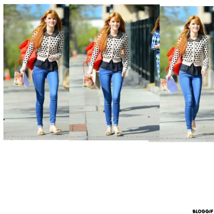 26 mars 2013: bella et sa m�re dans la ville de los angeles sur la route d'un casting - photo 3