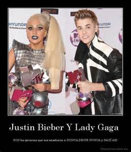 justin bieber et lady gaga - photo 3