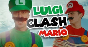 Luigi clash Mario