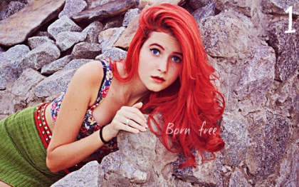 Cheveux :Roux , Violet , Blond   -Born Free