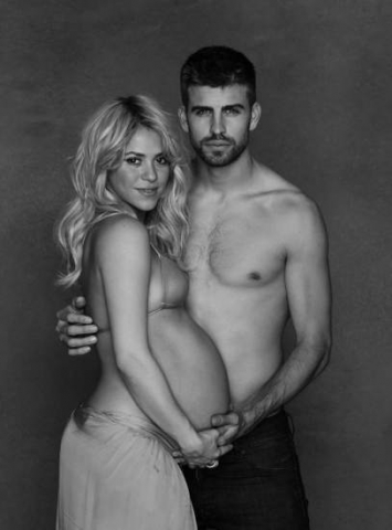 Shakira Mebarak enceinte et Gerard Piqu