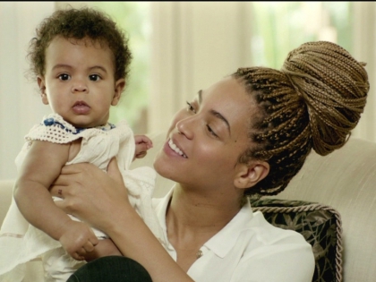 beyonce et sa fille 