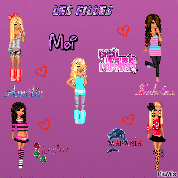 pour mes amis et mon caeur