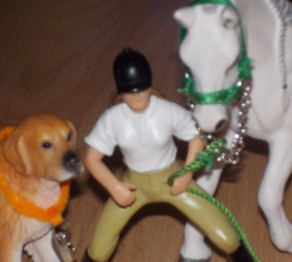 Juline,Etincelle et bounty.