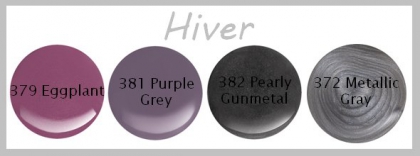 Les couleurs pour l'hiver . 