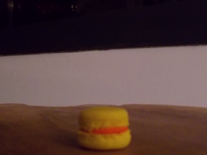-Macaron citron/orange-