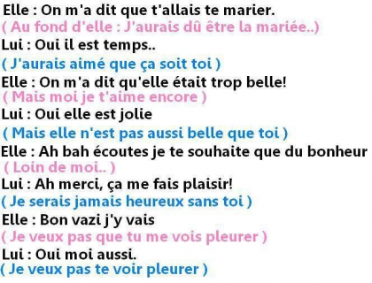                                                       Quand la fiert� nous tient..