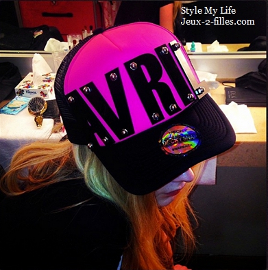 Avril Lavigne se montre 
