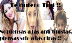 Para Tini, despues lo que haces una anti tinista, os ense�o una foto que hago !!! (Apr�s ce qu'a dit une antitinista, voila un montage que j'ai fait expr�s pour elle)
