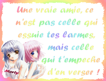 pour ceux qui ont besoin de reconforter leur amies :