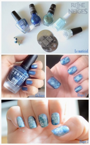 Nail art inspiration La reine des neiges ! - photo 2
