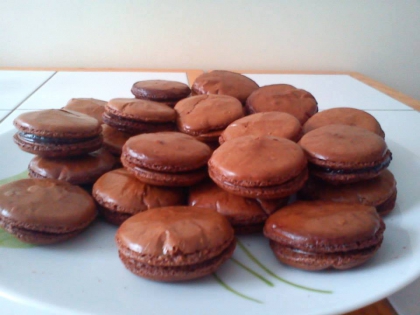 Macarons aux chocolats