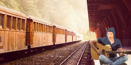 Allen B fait se sentir bien avec J'ai pris le train