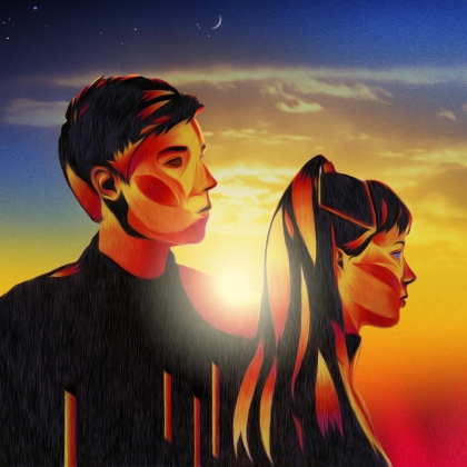 The Pirouettes nous emm�nent par l'Escalier