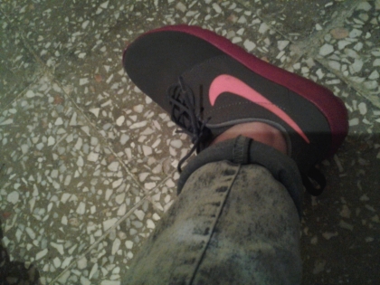 my new shoes ( nike rush run )