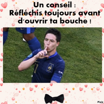 C'est juste un conseil !