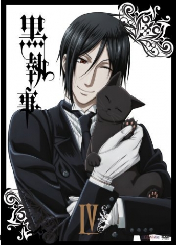 Sebastian est un chat xD ( kuroshitsuji )