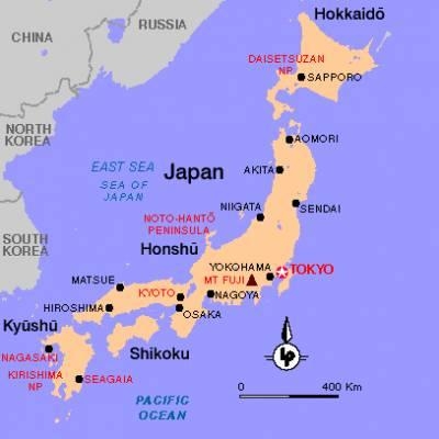 Carte du Japon !