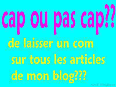 CAP OU PAS CAP ?
