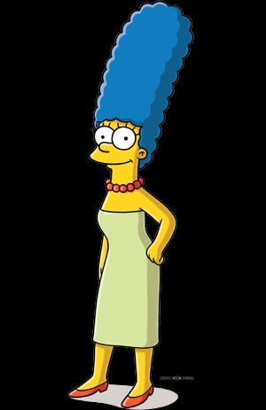 Marjorie Bouvier dit Marge Simpson