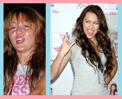 Miley Cyrus sans maquillage