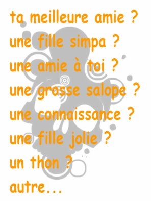 Je suis quoi pour toi?