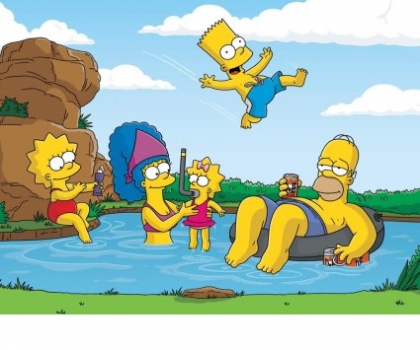 une petite brasse avec les simpson ?