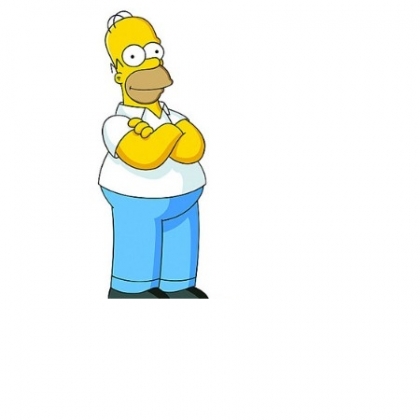 le gros homer simpson