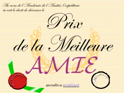 Prix Meilleure Amie