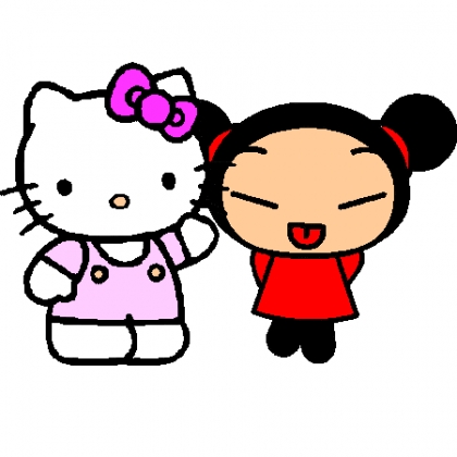 Pucca et Hello Kitty