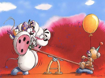 Pimboli est plus lourd que Diddl et Diddlina!