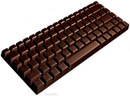 Le Clavier En Chocolat
