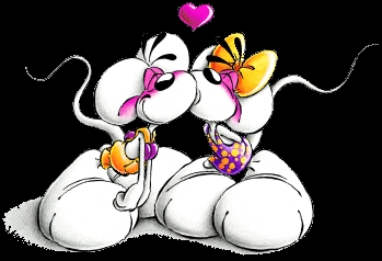 Diddl et diddlina se font un bisOu!