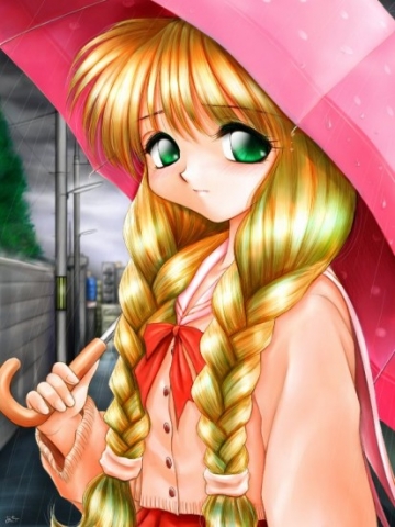 la belle mangas blonde