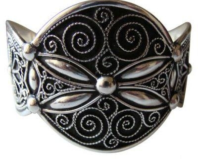 bracelet noir glamour