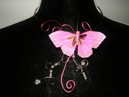colier papillon