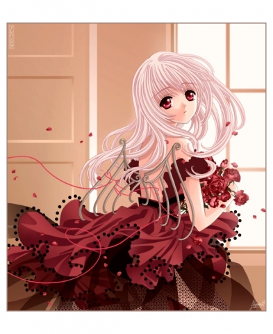 la robe a fleurs mangas