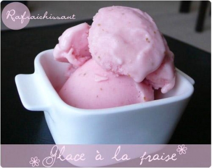 glace a la fraise
