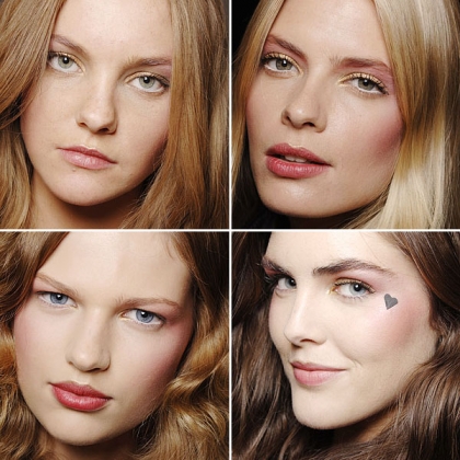 les 4 mannequins blonde