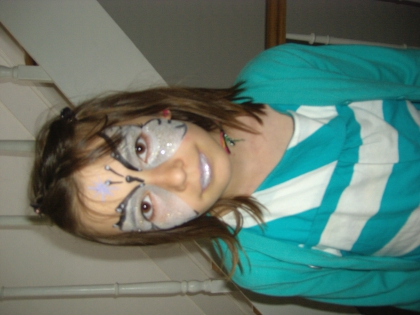 moi maquille en papillon