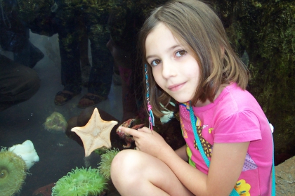 moi et une etoile de mer