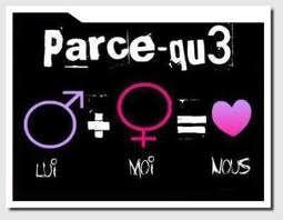 Parce qu3 lui+moi=NOUS