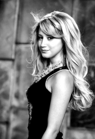 Ashley en noir et blanc