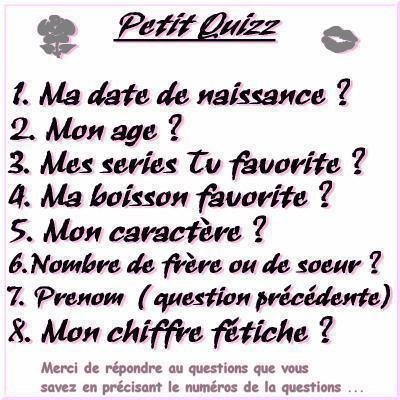 petit quizz