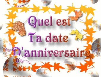                                                         aniverssaire