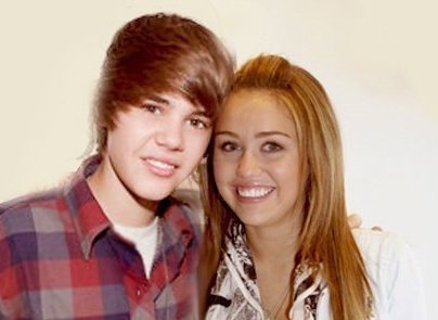 miley cyrus and justin bieber 